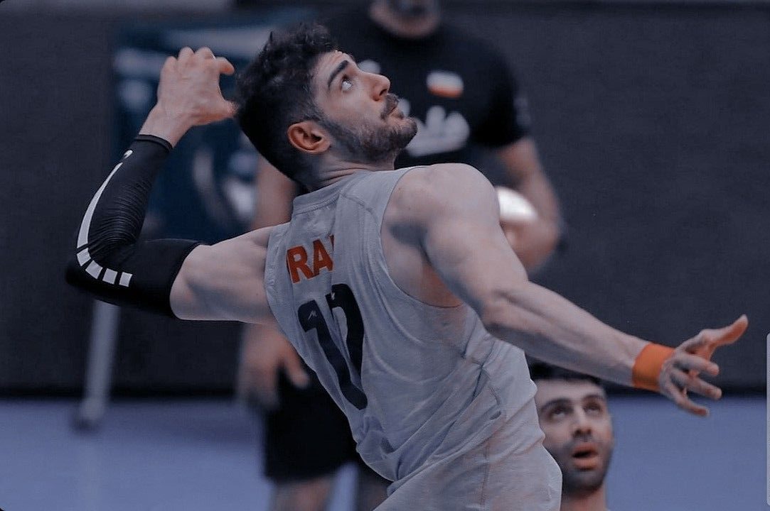 عکس امین اسماعیل‌نژاد والیبالیست