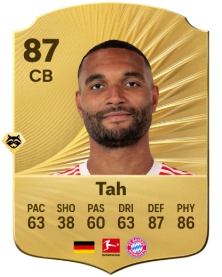 ریتینگ یوناتان تاه در FC 26