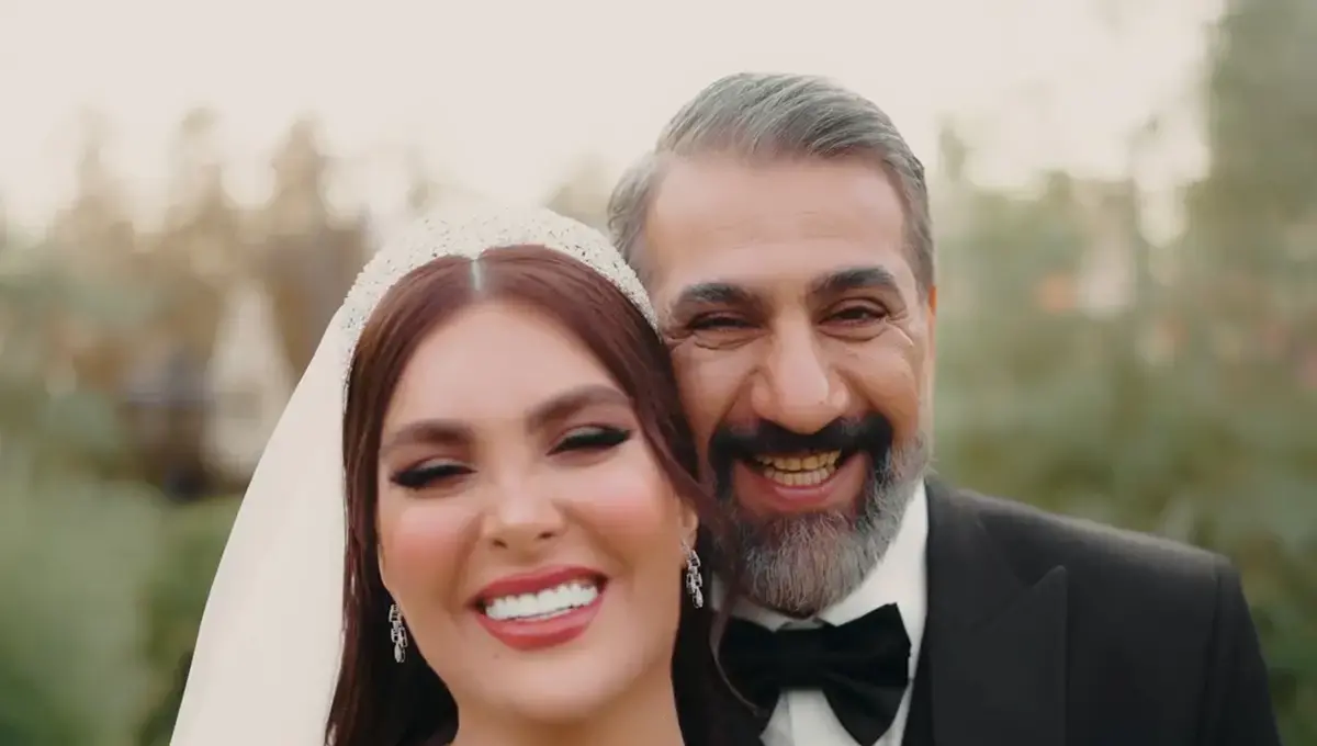 عروسی محمد نادری و همسرش