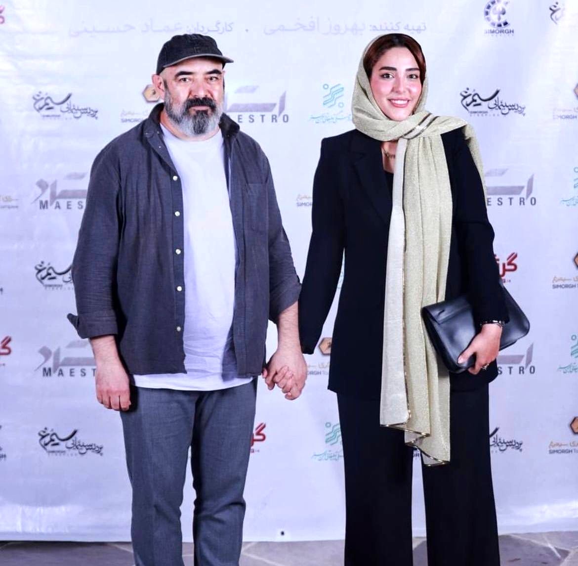 حسن معجونی و همسرش