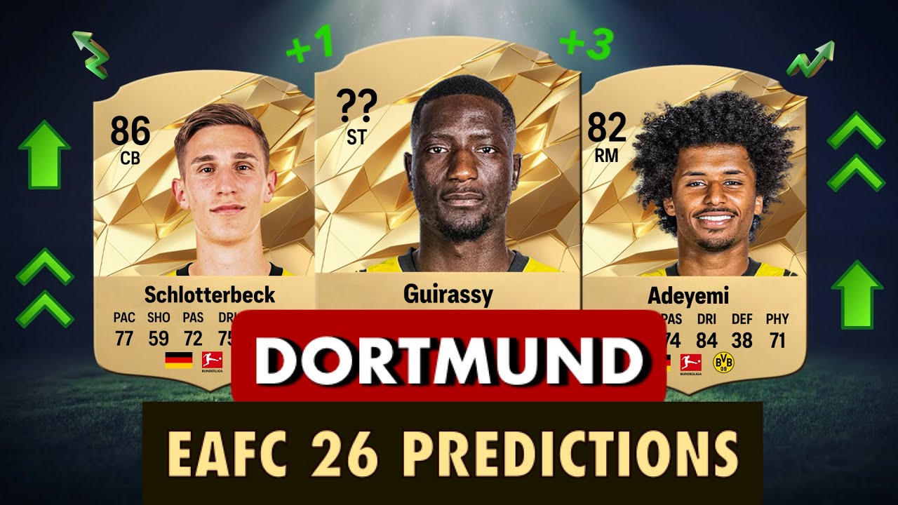 بهترین بازیکنان دورتموند در FC 26