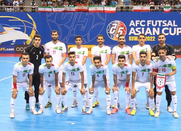 بازیکنان تیم ملی فوتسال ایران