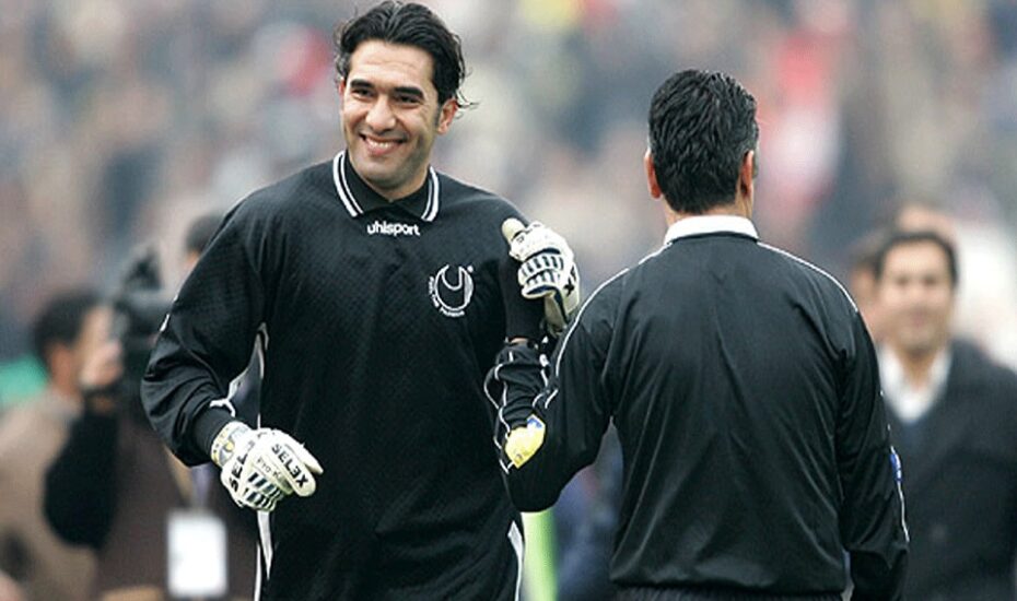 عکس احمدرضا عابدزاده دروازه بان