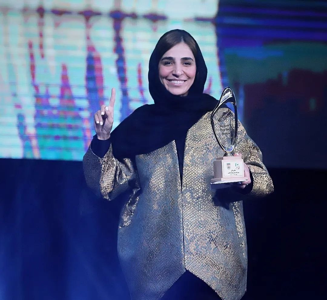 عکس نسیمه غلامی فوتسال