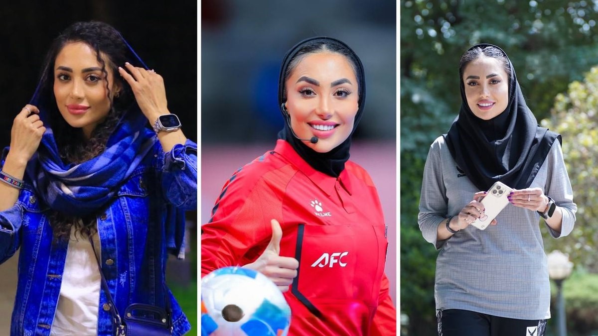 زری فتحی زیباترین داور فوتسال ایران زری فتحی زیباترین داور فوتسال ایران