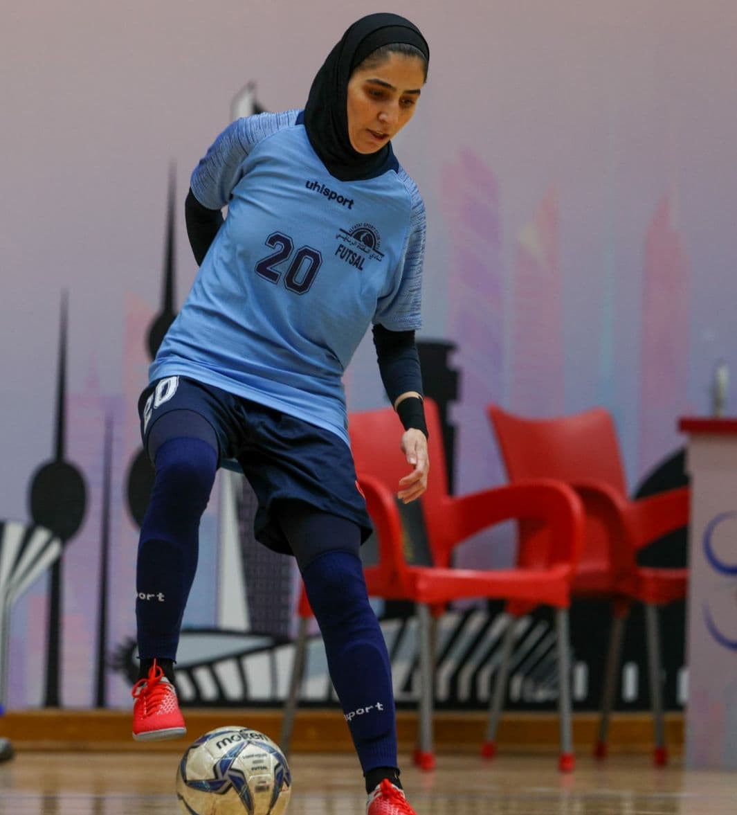 عکس نسیمه غلامی تیم ملی فوتسال